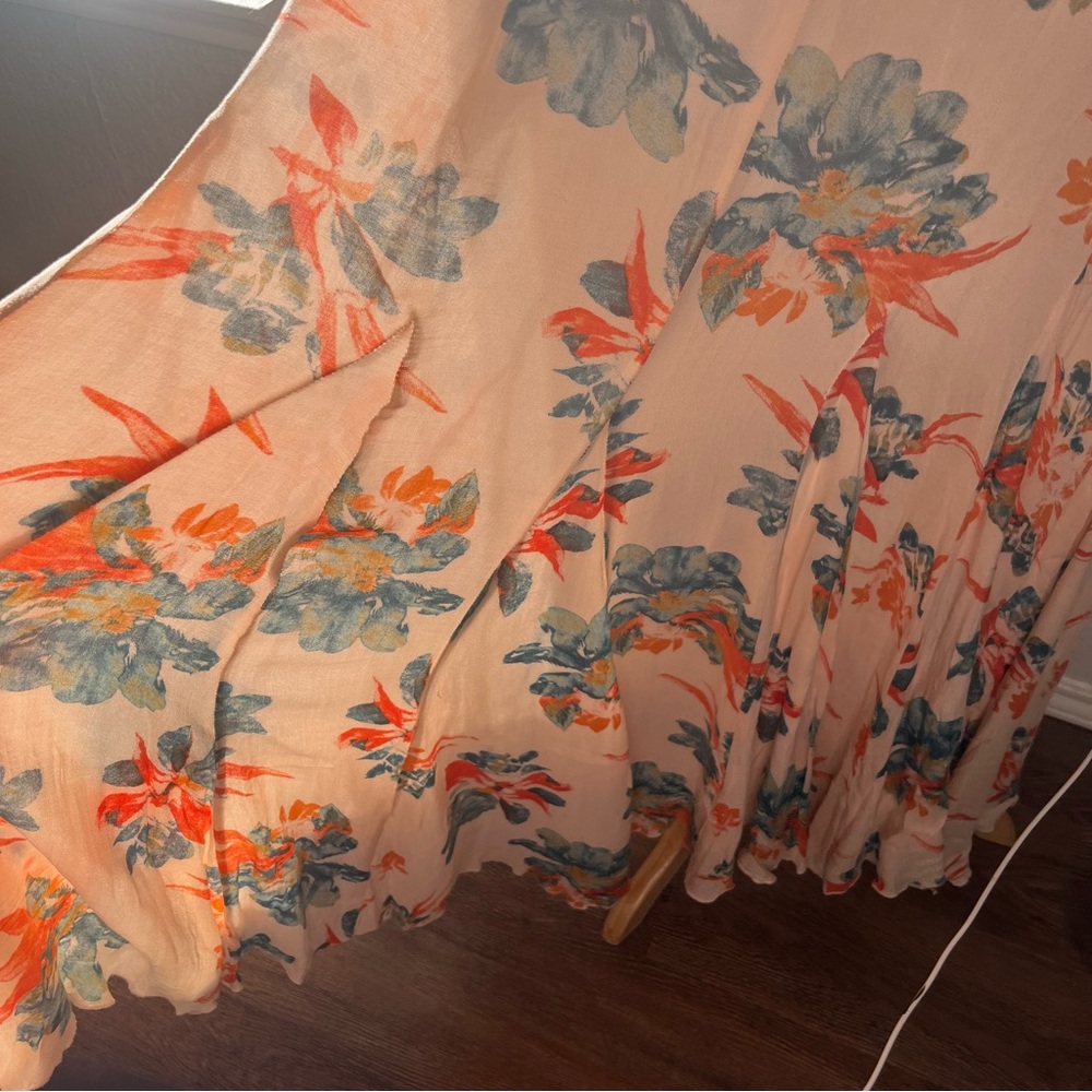 Free People Hibiscus Floral Star Chasing Maxi Dress Size Small - Picture 13 of 16